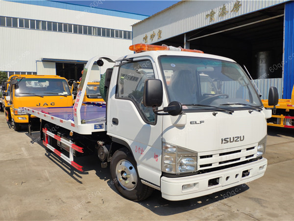 慶鈴五十鈴藍(lán)牌一拖二清障車(chē)