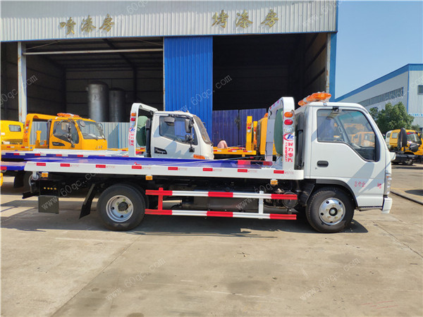 慶鈴五十鈴藍(lán)牌一拖二清障車(chē)