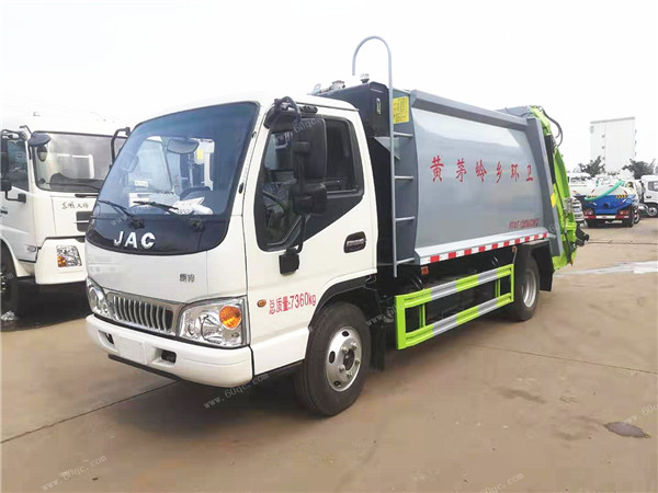程力壓縮式垃圾車性能介紹，3噸5噸壓縮式垃圾車報價